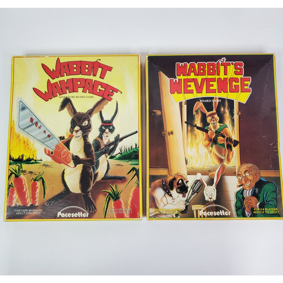 Wabbit Wampage/Wabbit's Wevenge - Pacesetter Games Board Games 1986 - Picture 2 of 16